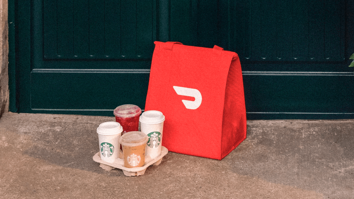 Coffee fans can order Starbucks delivery with DoorDash in select cities, with plans for nationwide expansion by March 2023, the companies said.