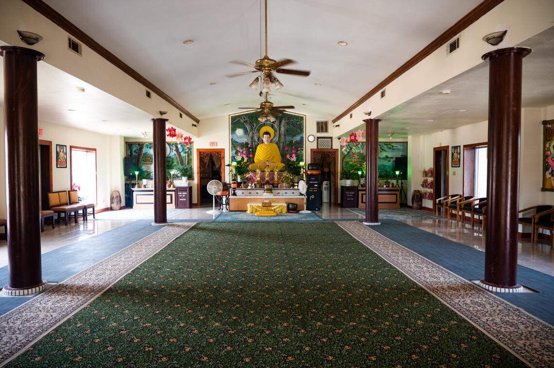 Chua Van Duc, the Vietnamese Buddhist temple in Biloxi on Aug. 23.