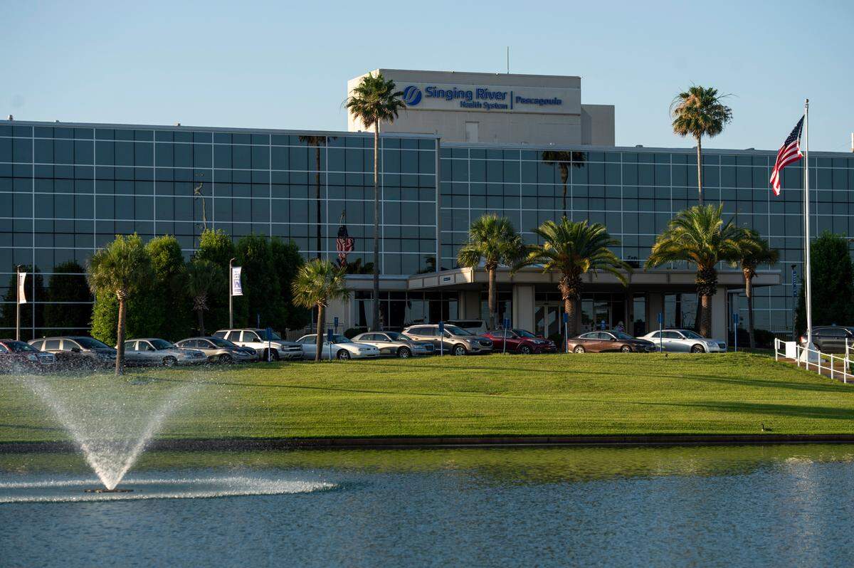 Singing River Hospital in Pascagoula on Wednesday, June 1, 2022.
