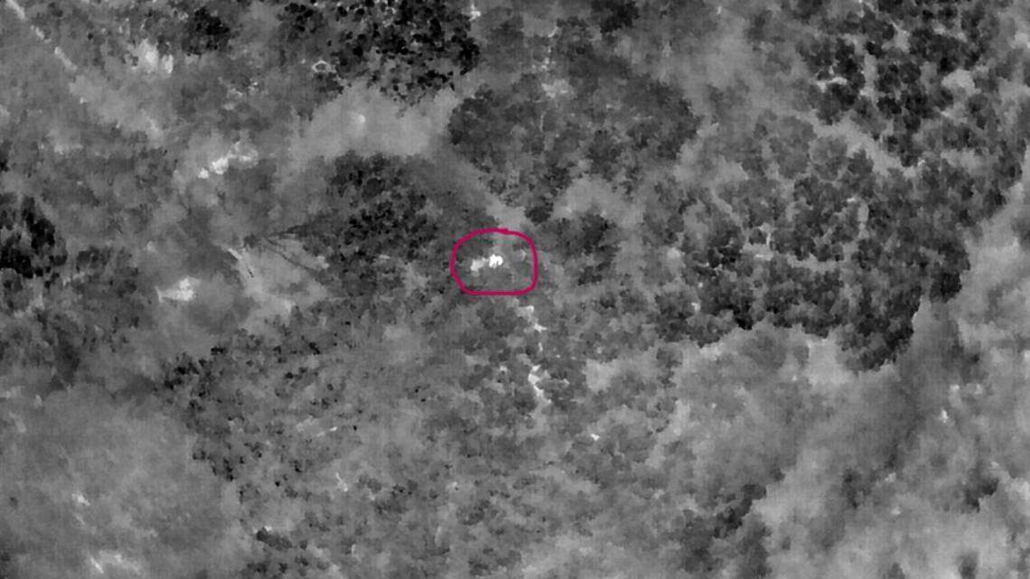 Thermal imaging on a drone helped rescue two hikers who got lost on Yonah Mountain in White County, Georgia, on May 6, rescuers said.