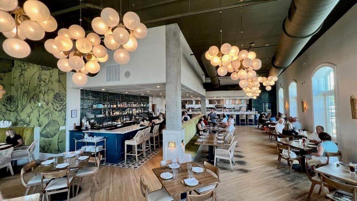 The Thorny Oyster is a modern seafood restaurant in the Pearl Hotel in downtown Bay St. Louis.