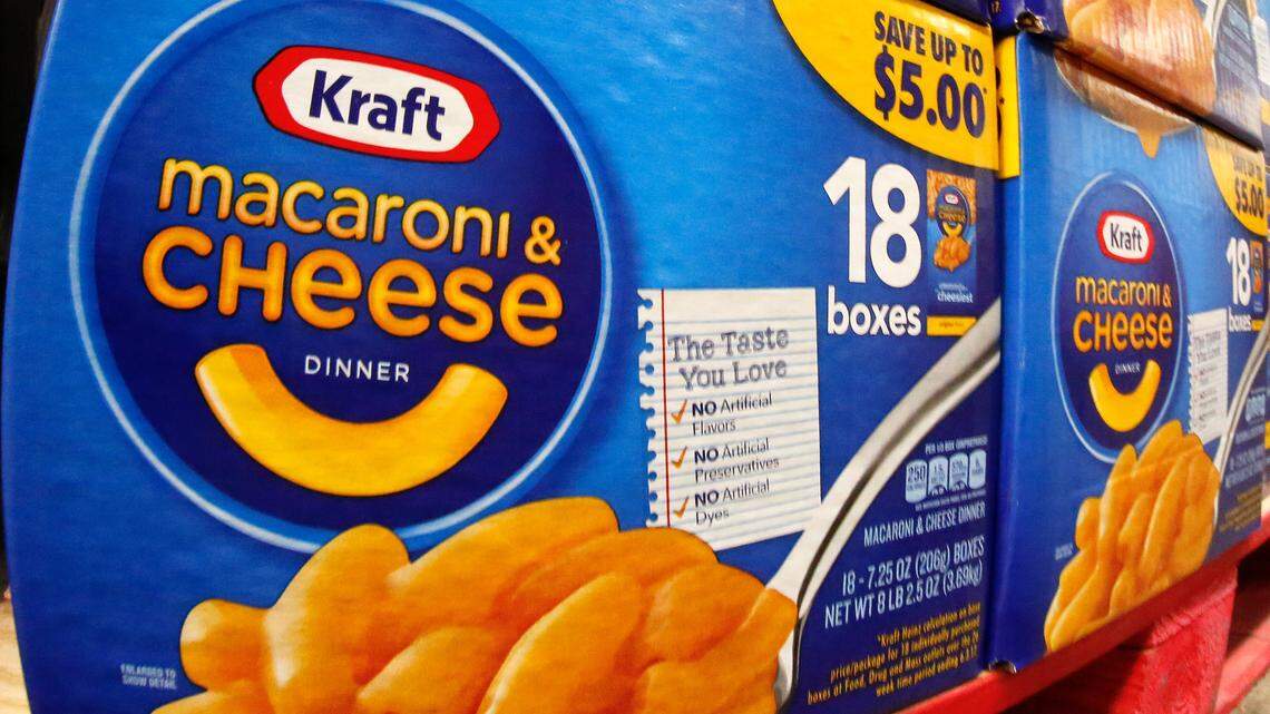 Kraft Macaroni and Cheese is getting a new name, logo and packaging, Kraft Heinz announced on June 22. (AP Photo/Gene J. Puskar)