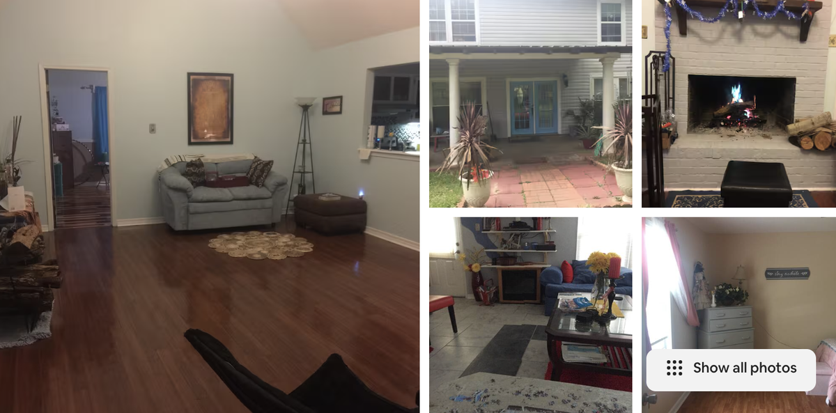 This Airbnb listing costs $349 for a five night say in Picayune.