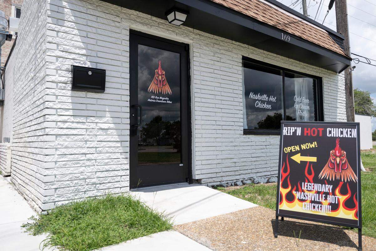 Rip’N Hot Chicken, a new Nashville hot chicken restaurant, in Biloxi on Tuesday, June 24, 2025.