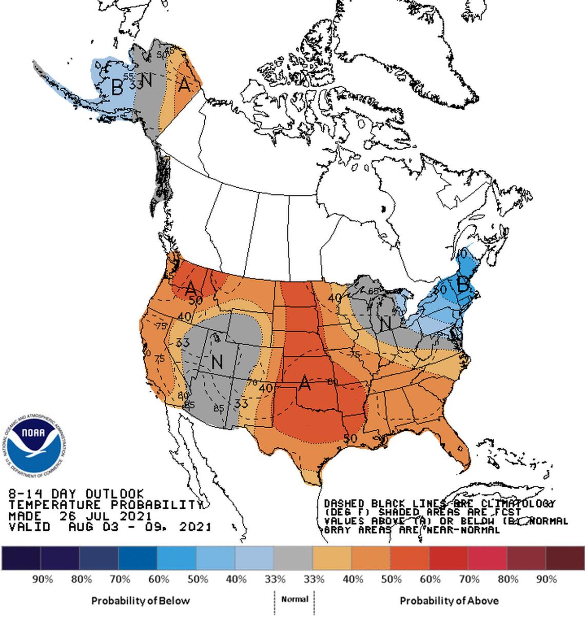 An extreme weather system called a heat dome is forecast to bring above-average temperatures to much of the lower 48 states and could to last well into next week.&nbsp;
