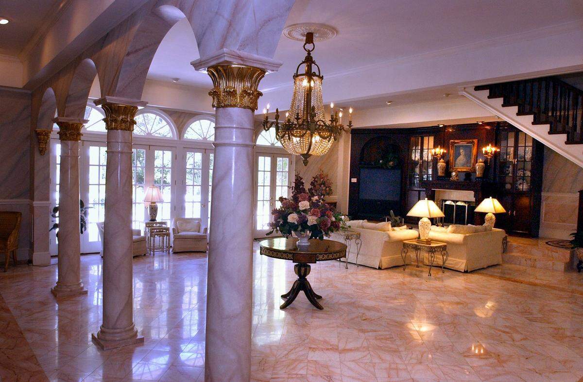 The main entertainment area with marble pillars and floor, of the former “Blue Rose” will be on Pass Christian Historical Society’s 27th Annual Tour of Homes &amp; Tea.
