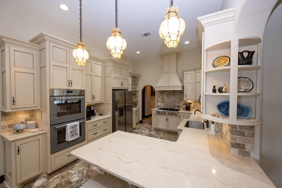 The kitchen at Villa Del Mare at 13801 Arbor Circle in Ocean Springs on Wednesday, May 27, 2026.