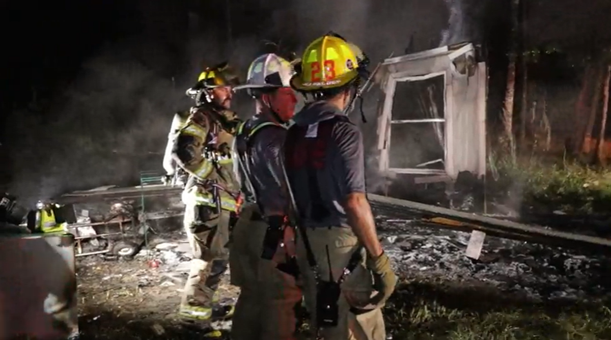 The Bethel Road fire was a total loss, but had no injuries. Firefighters said the home was empty.
