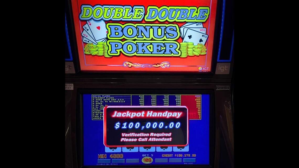 Lucky winner strikes it rich on video poker machine at South Mississippi casino