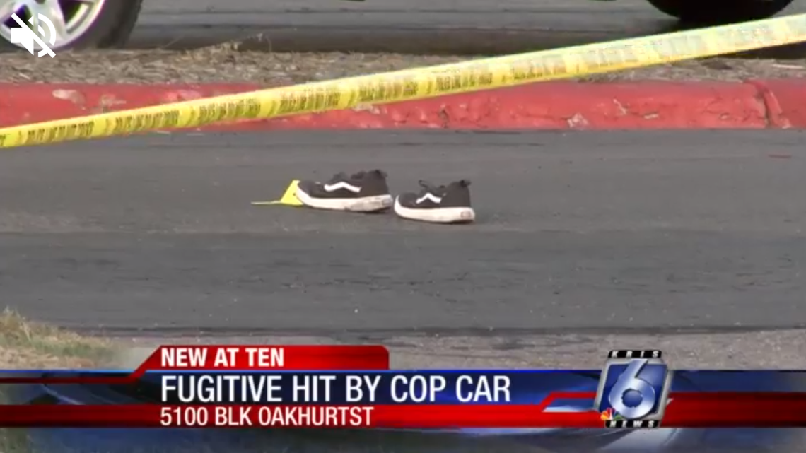 The U.S Marshals Service says a wanted man was struck by one of their vehicles in Texas after he tried to flee deputies attempting to serve a warrant.