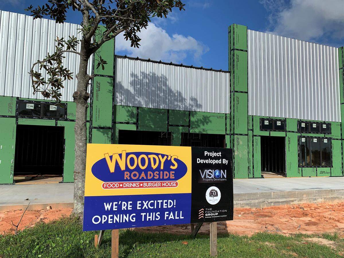 A third Woody’s Roadhouse is coming to South Mississippi, this one on Cowan Road in Gulfport.