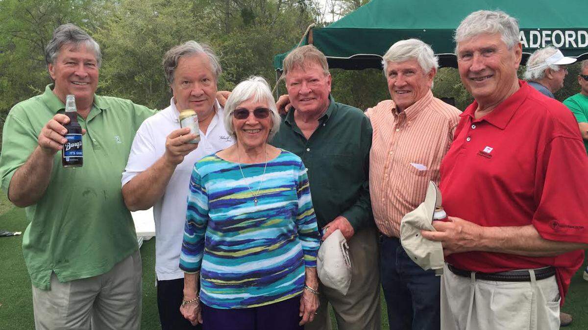TOMMY SNELL/SPECIAL TO THE SUN HERALD 
 Mickey, Manny, Alice, Errol, Donny and George Bradley at the Mississippi Gulf Resort Classic.