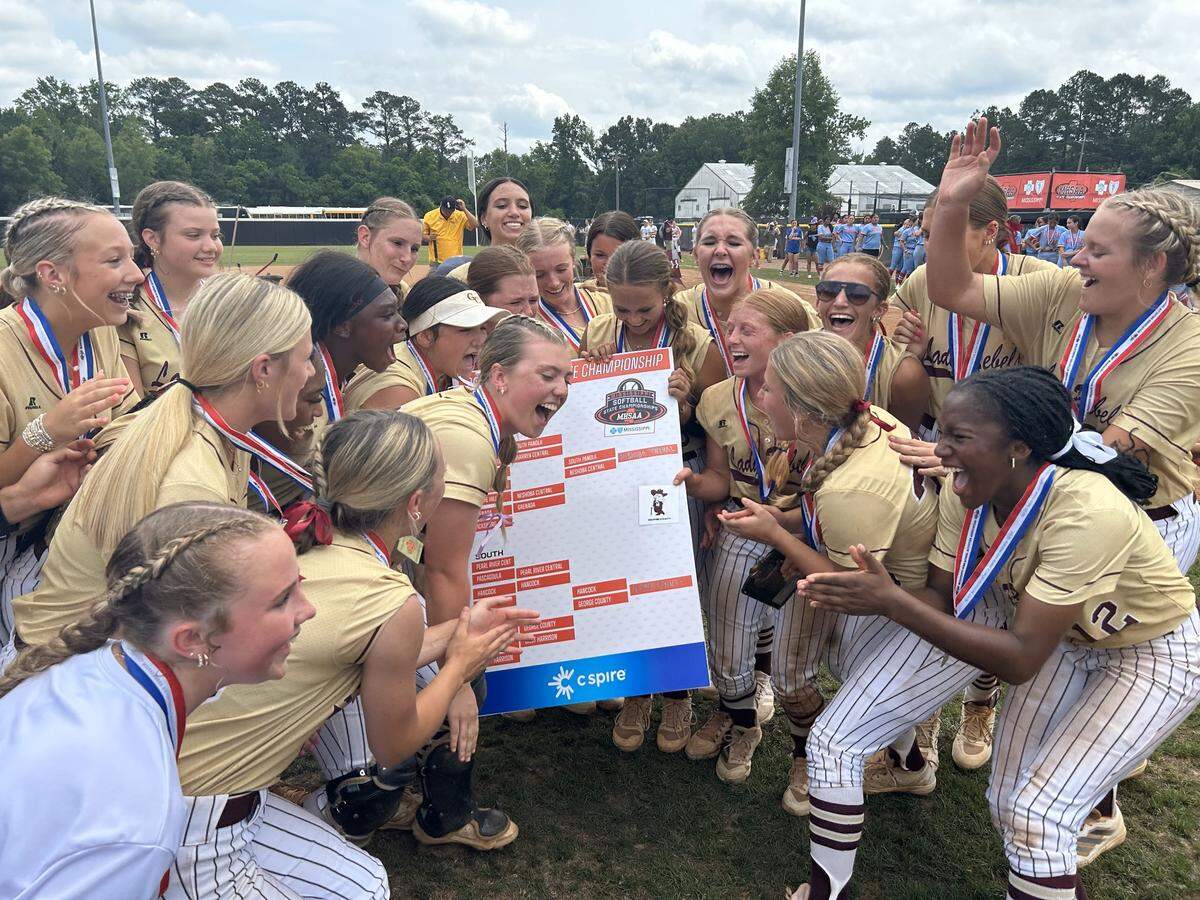 George County captured the Class 6A Mississippi state softball championship with a 10-7 victory Saturday, May 17, 2025, over Neshoba Central in Hattiesburg.