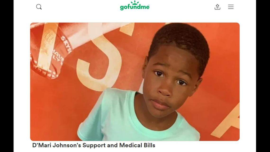 D’Mari Johnson, 11, was shot in the back of the head outside the Golden Glide Skating Rink in Decatur, Georgia, police said.