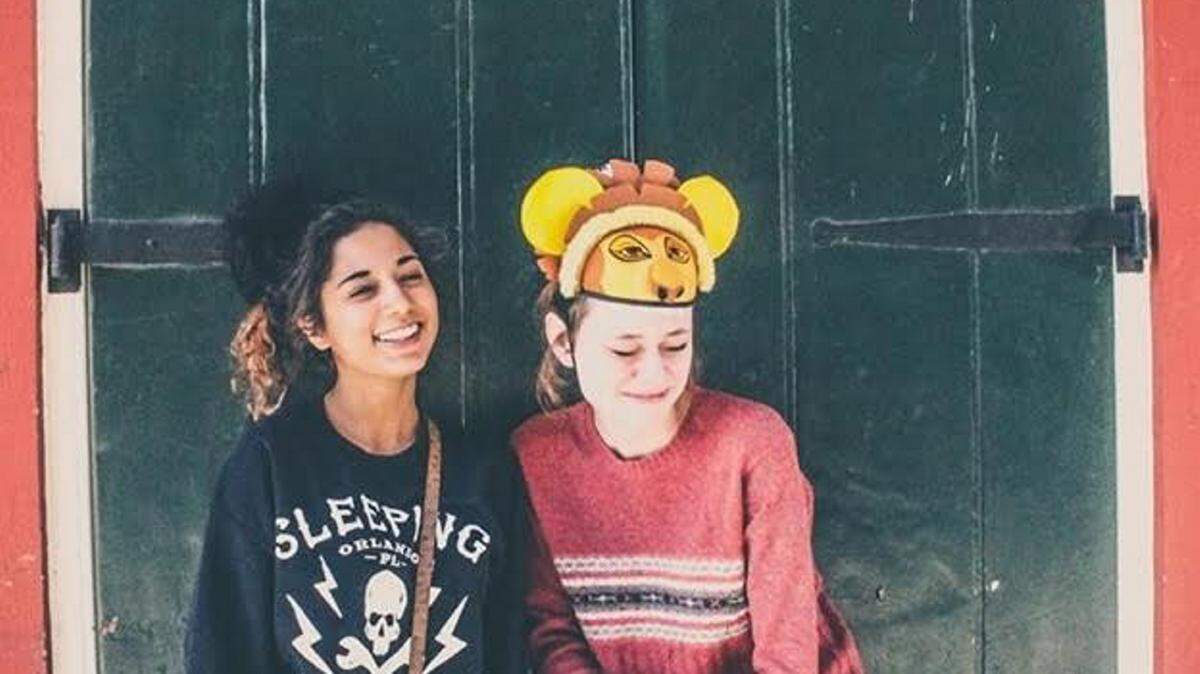 COURTESY TEVIN CRAWFORDAja Crawford, left, and her close friend Lauren Bailey, are shown having fun. They were killed in a crash Sunday in the Lakeshore community.
