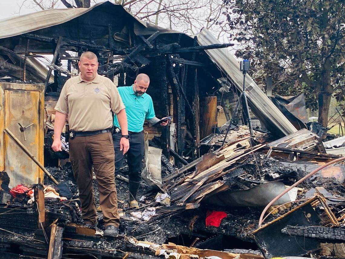The victim tried to save the family’s 10 dogs but didn’t make it out of the fire alive, Mississippi fire officials said.