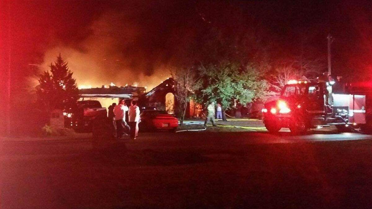 COURTESY PHOTO 
 An early morning house fire destroyed a home in Ocean Springs.