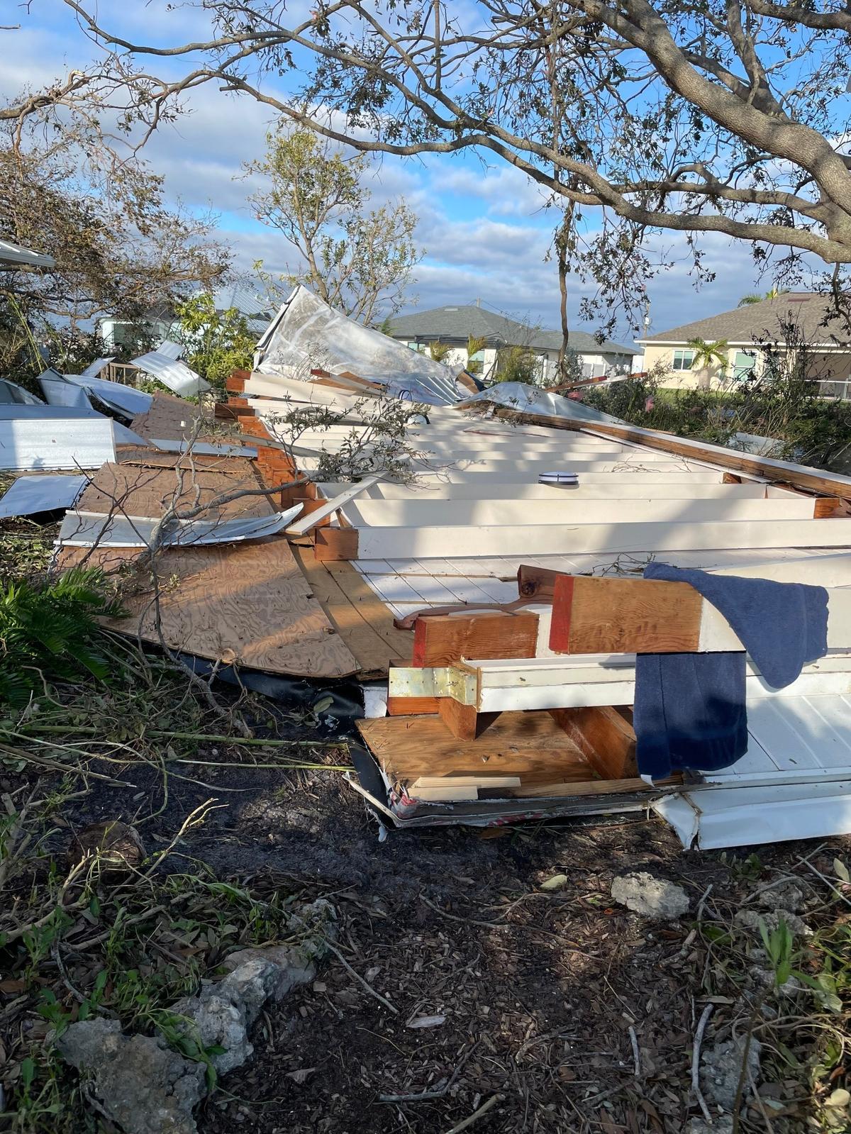 Months after Hurricane Ian, Cindy Eaton is just beginning to make her house in Cape Coral, Fla. livable. She estimated the storm caused “catastrophic damage” to 60% of her home.