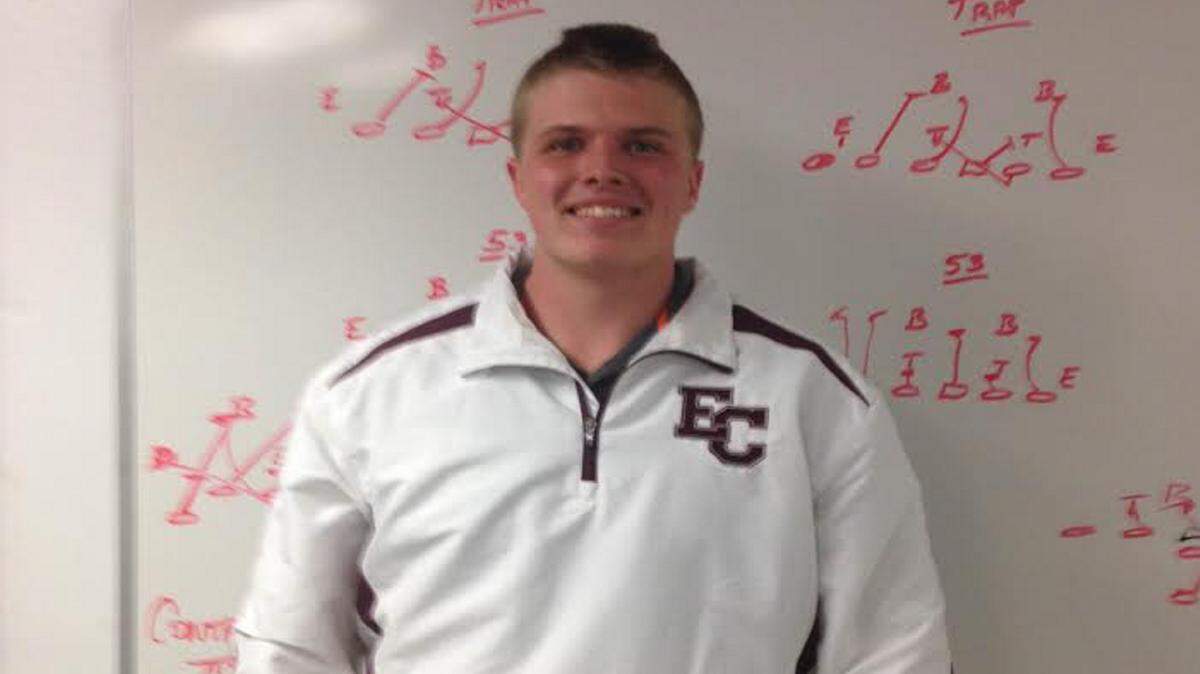 East Central offensive lineman Conner Estes