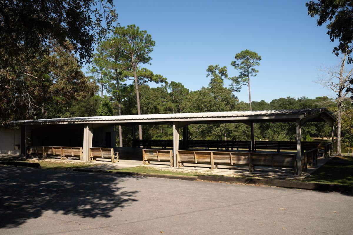 Twin Lakes Pavilion in Diamondhead on Tuesday, Oct. 14, 2025. The property is one of several that the city has offered to take over from the POA. 