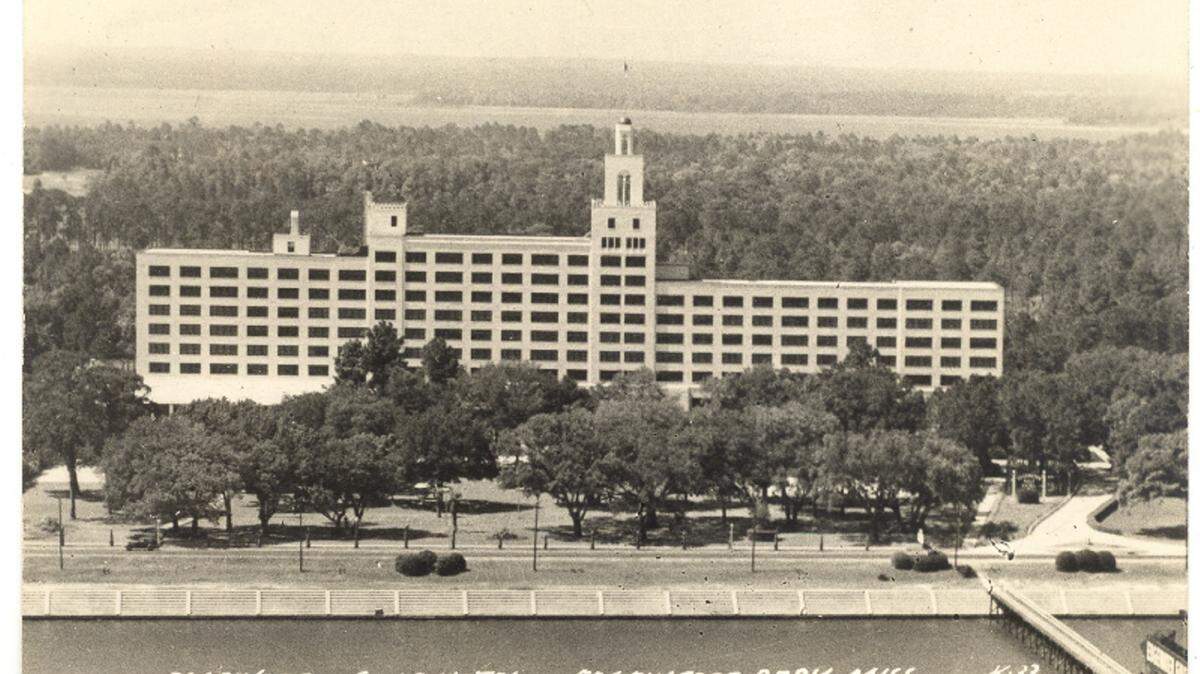 COURTESY RANDY RANDAZZOCrowds cheered on July 27, 1971, after the first blast of explosives showed the hotel still standing. It took 475 pounds of dynamite to finally bring it down.