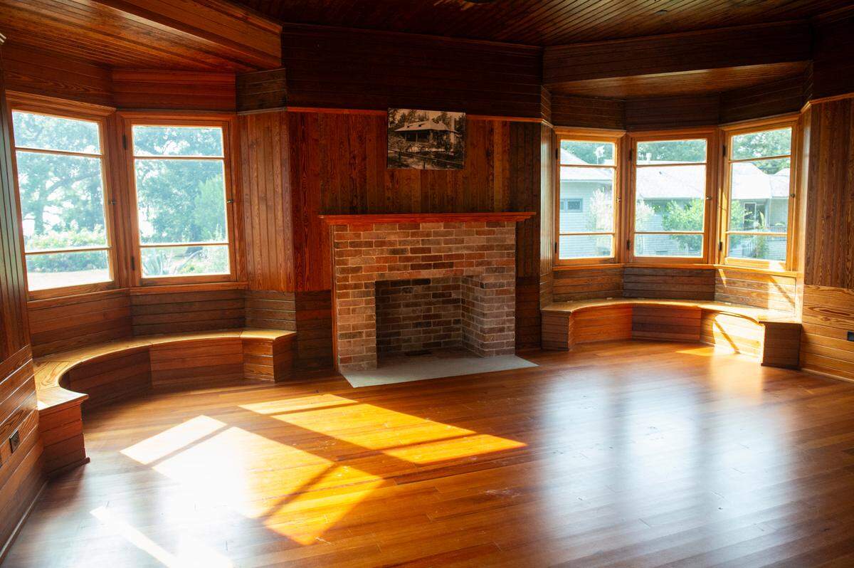 The west facing bedroom at Bon Silene, also called the Charnley-Norwood house after it’s former occupants, in Ocean Springs on Wednesday, Oct. 4, 2023.
