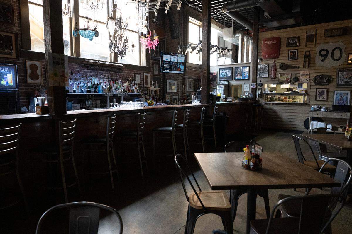 One of the bars at Ground Zero Blues Club in Biloxi on Wednesday, June 25, 2025.