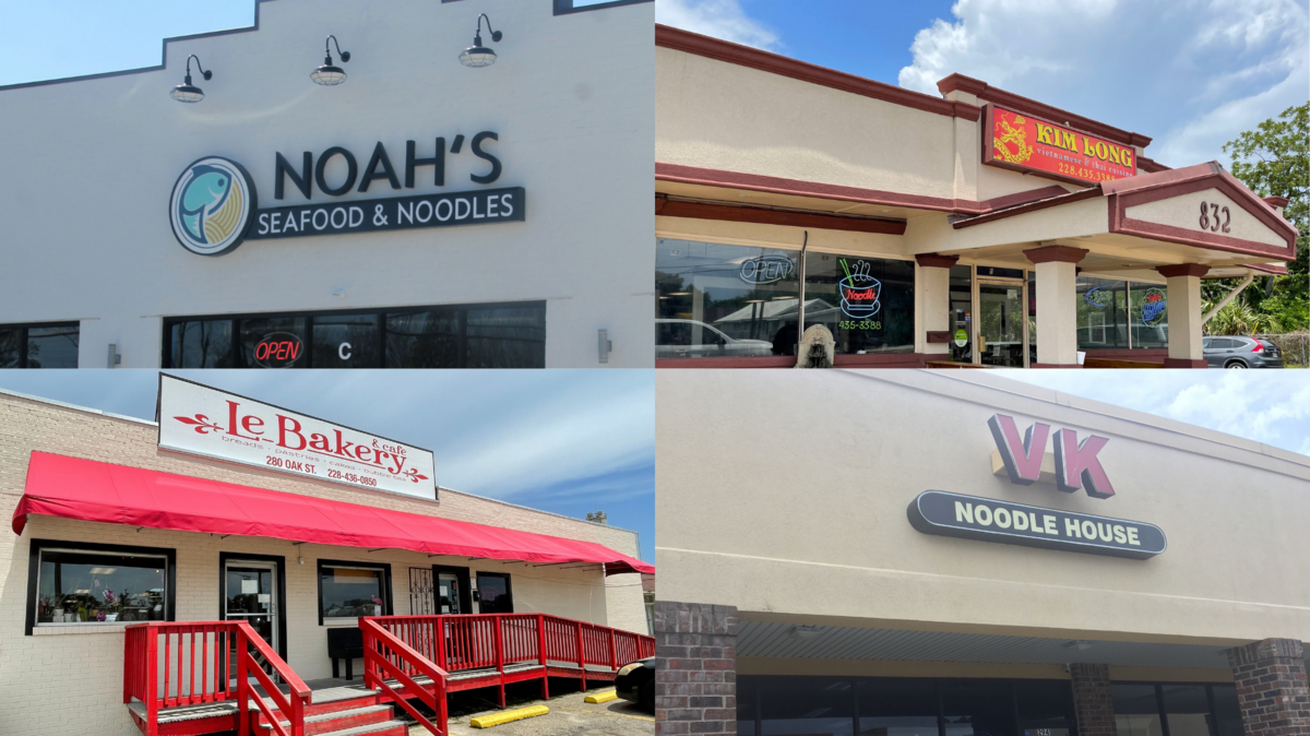 Noah’s Seafood & Noodles, Kim Long, Le Bakery and VK Noodle House are four of the best Vietnamese restaurants on the Mississippi Gulf Coast, according to locals.