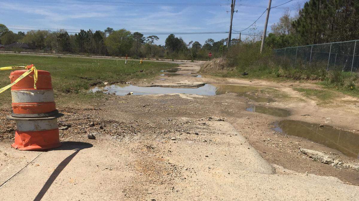 PAUL HAMPTON/SUN HERALDAnyone who's ventured on Lafayette Road in Gulfport probably got a jarring lesson in road repair. Chris Vignes, spokesman for the city of Gulfport, said the city has spent $21 million on road projects over the past three years.