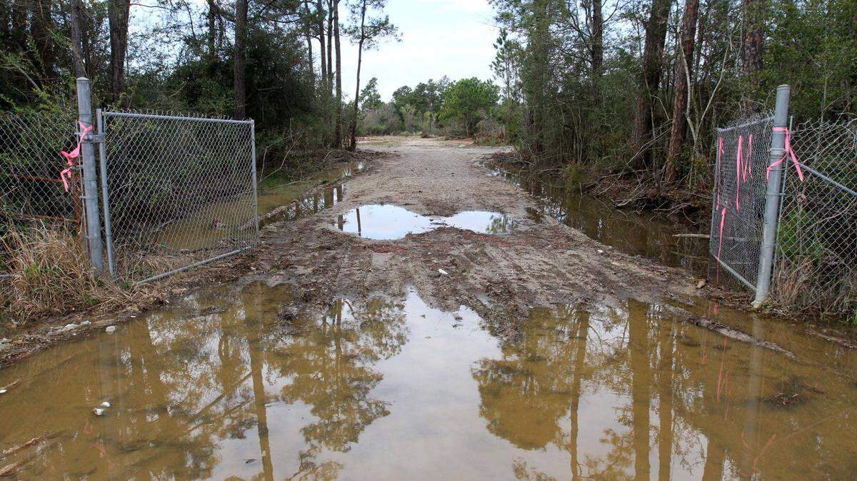JOHN FITZHUGH/SUN HERALD 
 The old Chemfax Inc. site in Gulfport, photographed in March 2014, is ready for use after being cleaned up as an EPA Superfund Site. The 11 acres sits at the intersection of Creosote and Three Rivers roads just south of Interstate 10.