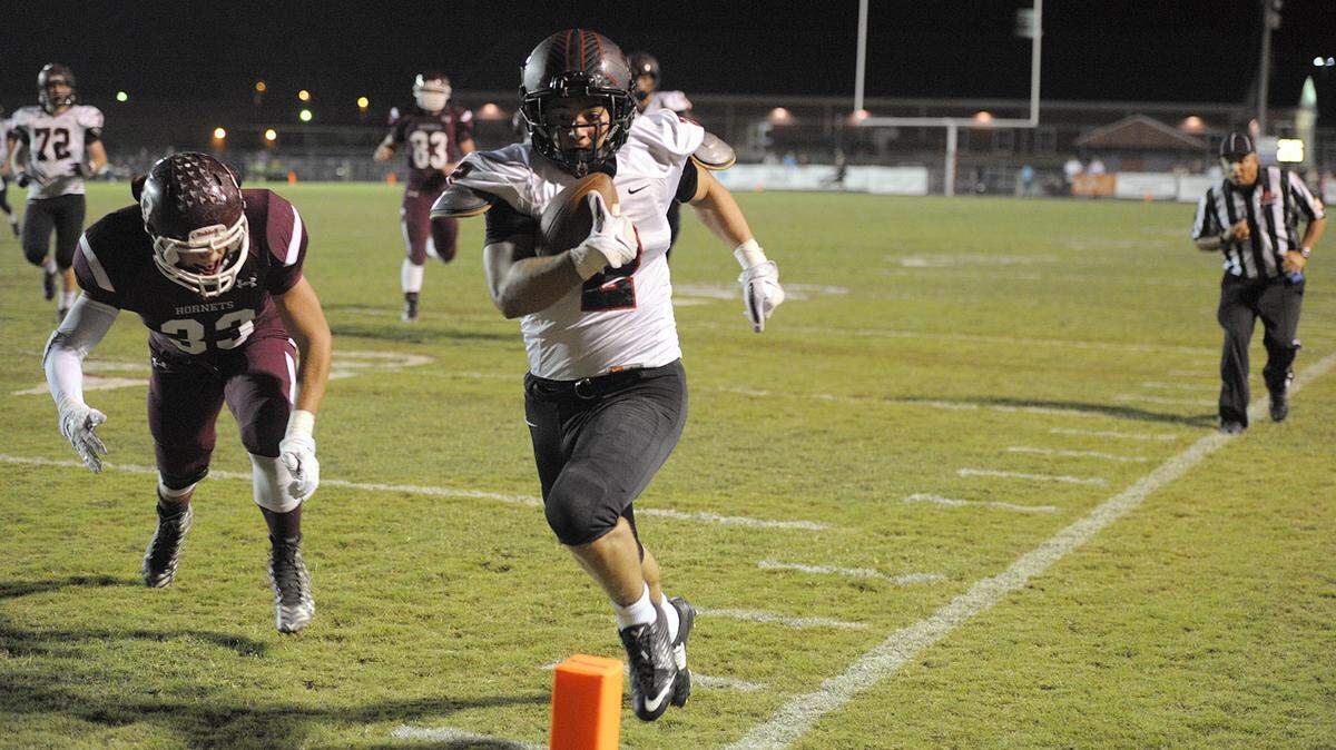 GLENN ANDREWS/SPECIAL TO THE SUN HERALD 
 St. Stanislaus running back Cahill Marlowe has been trusted with more carries in recent weeks and the sophomore has responded. The Rockachaws travel to Lawrence County on Friday for the Class 4A South State finals.