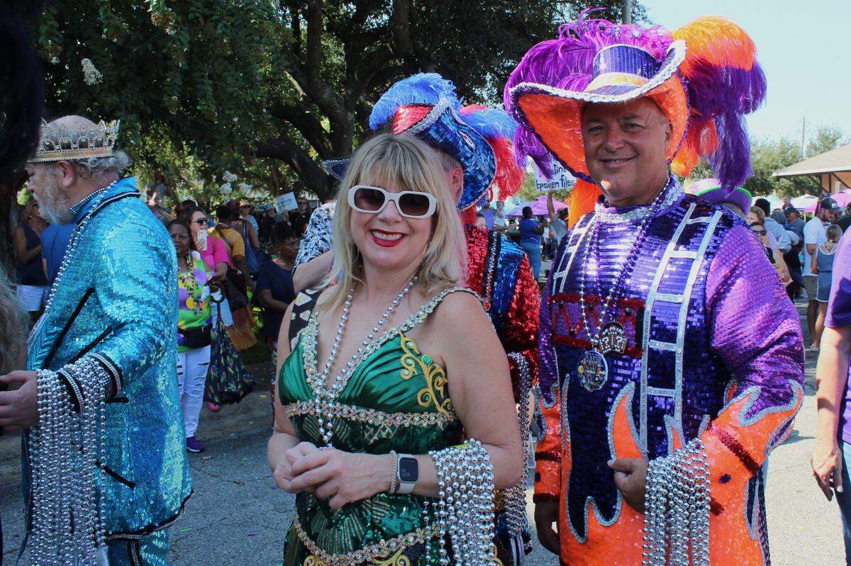 Celebrations were held Saturday, August 16, 2025, at each Amtrak stop on the Mississippi Coast in advance of the Monday debut of the new Mardi Gras service.
