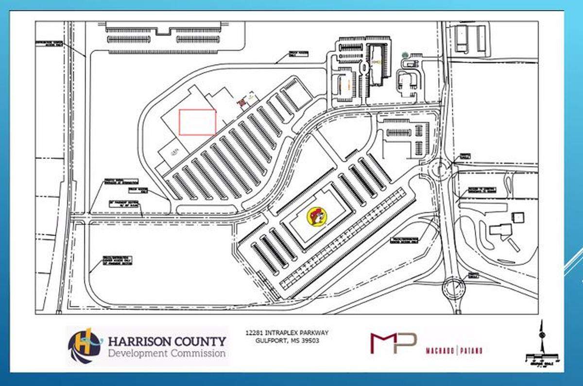 This rendering shows Buc-ee’s coming to Menge Avenue in Harrision County, and the long line of gasoline pumps that are part of the Texas-based company’s travel centers.