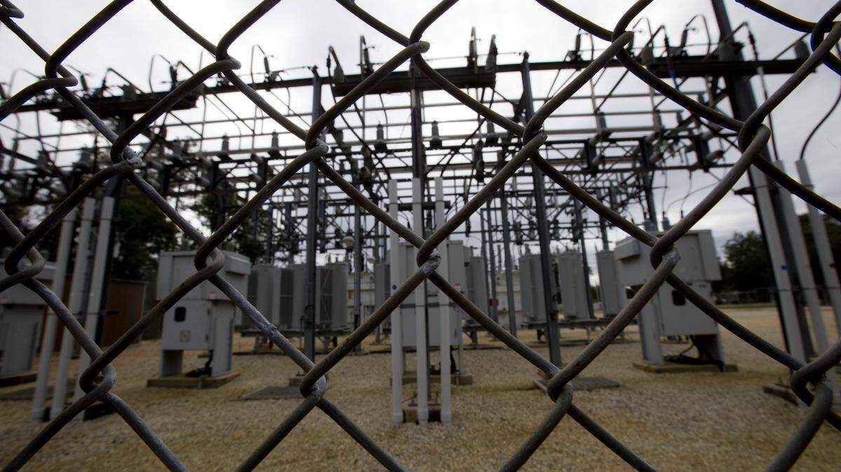 GERALD HERBERT/APThis photo shows the Waveland power substation for Coast Electric in Waveland. 'We're only a few feet above sea level right here,' says Scott Brown, vice president of engineering for Coast Electric.