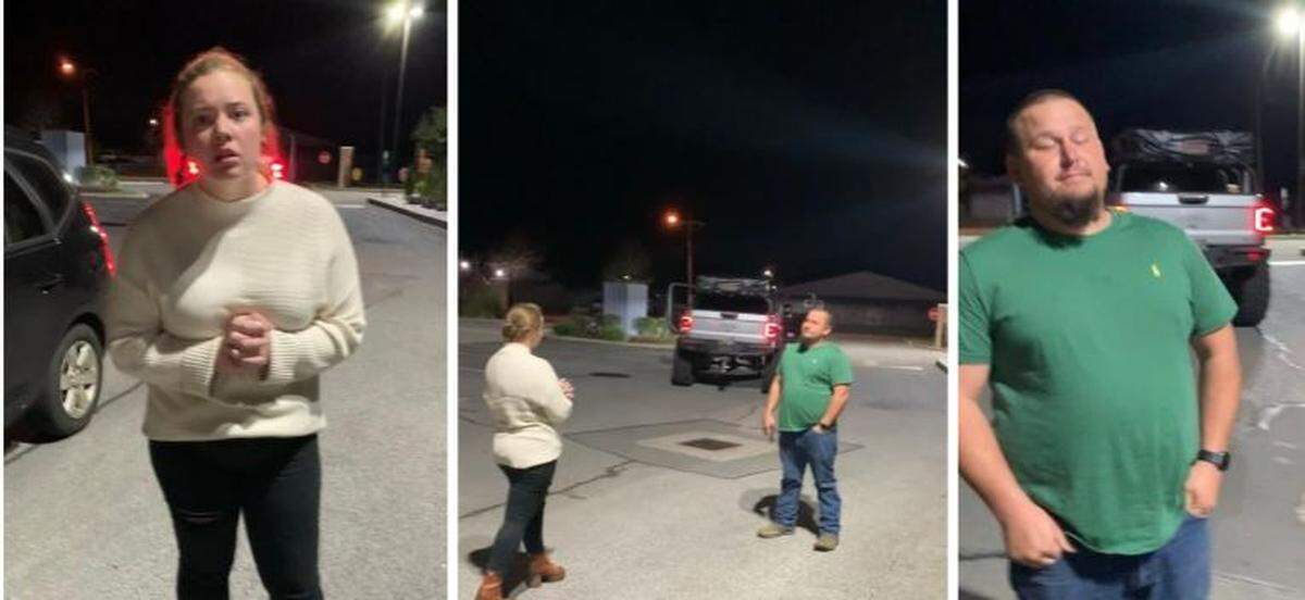 A motorist snapped these photos of two people allegedly involved in a road rage incident. Long Beach Police are asking for the public to help identify them.