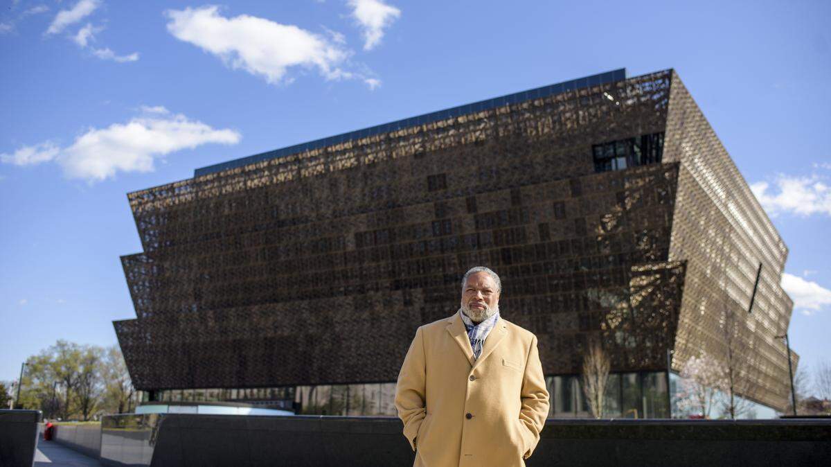 Lonnie Bunch, director of the National Museum of African American History and Culture, on the National Mall in Washington, March 21, 2016. Opening in September as the country is in the midst of one of the most charged conversations about race in decades, the museum is almost bound to be controversial. "I know that we are not going to please everybody,Ó said Bunch. (Matt Roth/The New York Times)