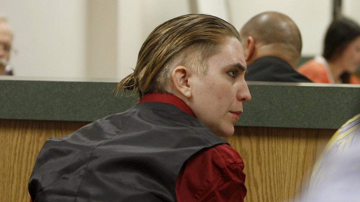 TIM ISBELL/SUN HERALDKrishna "Kris" Maroney was expected to enter a plea in Jackson County Court but Judge Dale Harkey set a trial date instead. Maroney will go on trial, July 25, on charges of sexual battery of a transgender minor.