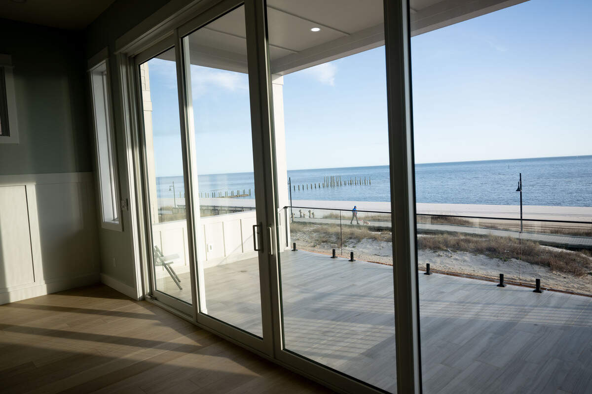 The beachside view from the main floor living room inside a house in the Cristiano Boardwalk subdivision of Biloxi on the south side of U.S. 90. The home was photographed on Tuesday, February. 3, 2026.