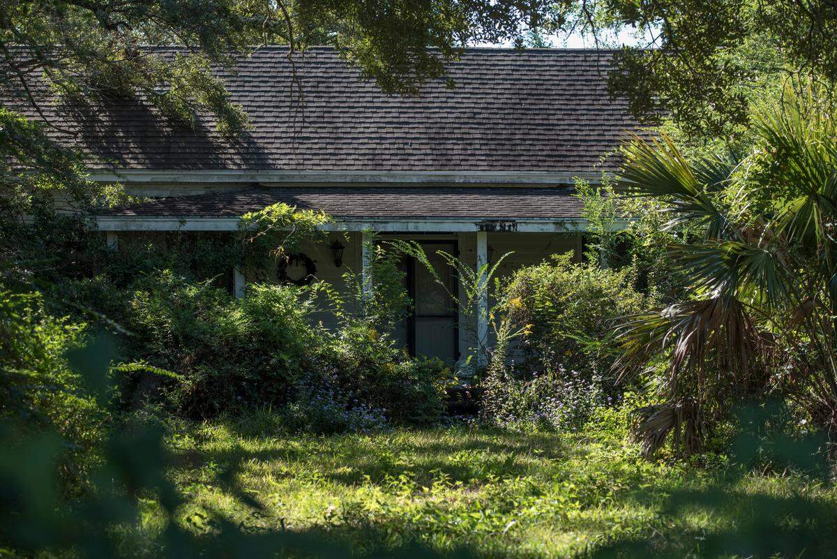 The O’Keefe Boarding House in Ocean Springs on Friday, Oct. 20, 2023. The house is one of Ocean Springs’ historic homes included on Mississippi Heritage Trust’s list of 10 Most Endangered Historic Places in Mississippi for 2023.
