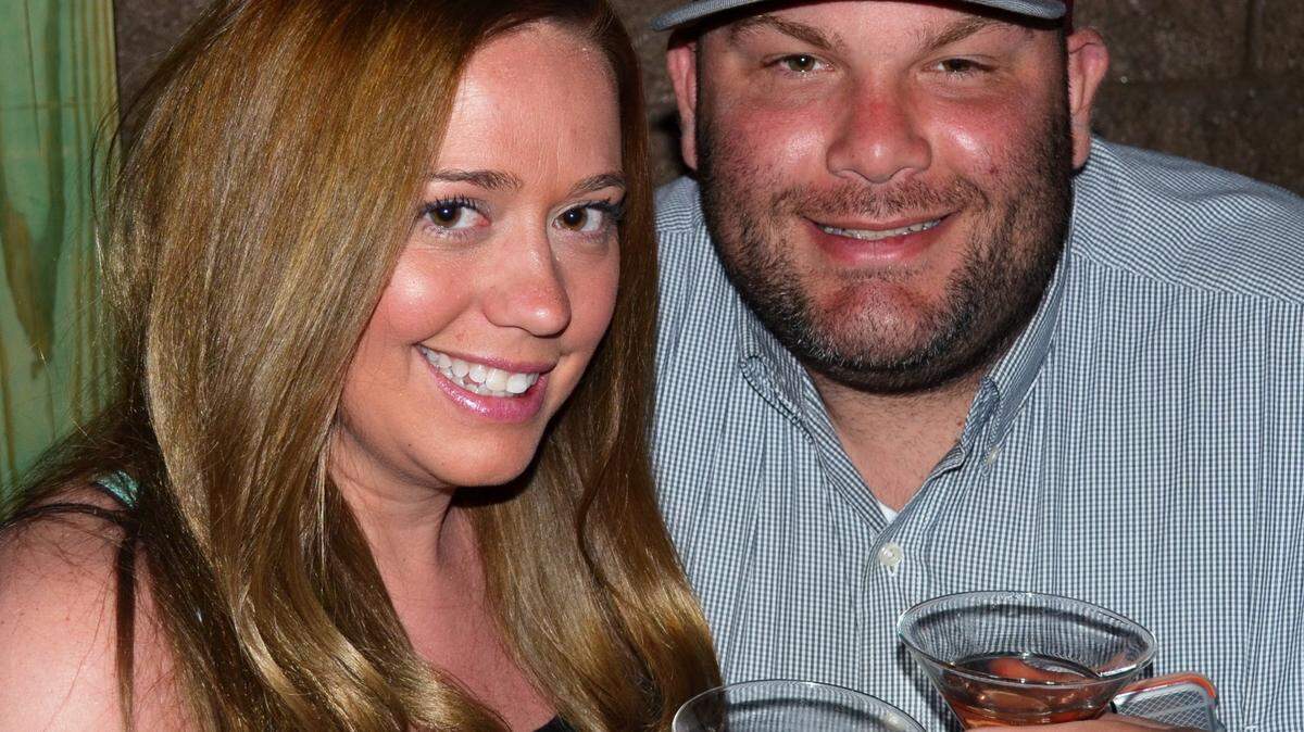 Kristin and Alex Maccanico at Kwitzky's Dugout