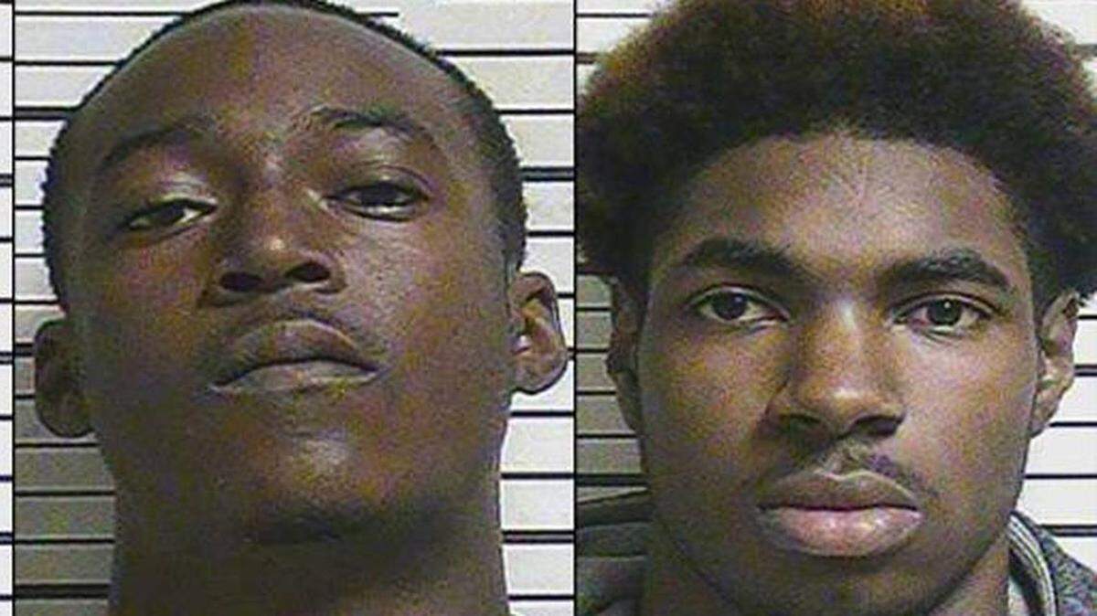Titus Daniels-Young, left, and Kyle Monroe