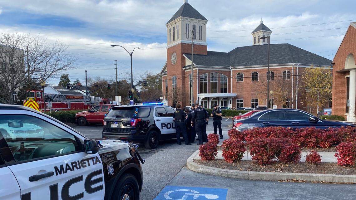 Police in Marietta, Georgia arrested a two-time bank robbery suspect after tellers activated a silent alarm system during a robbery attempt at Wells Fargo on Wednesday, Dec. 1.