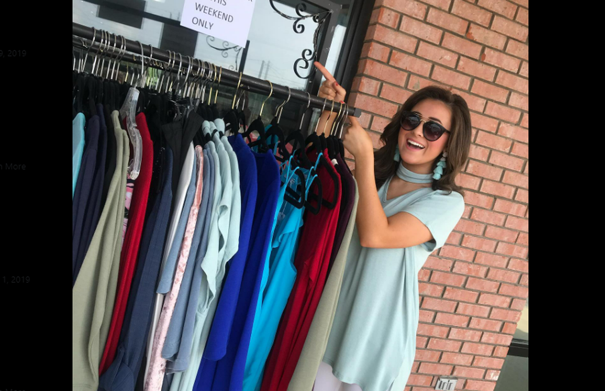 Holly Brand co-owns clothes boutique Brand New You with her mother.