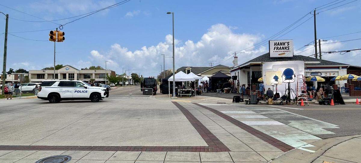 The corner of Howard Avenue and Main Street in downtown Biloxi were closed Wednesday as production starts on the new John Travolta movie “That’s Amore!” It’s the third Travolta movie filmed in four years in South Mississippi.