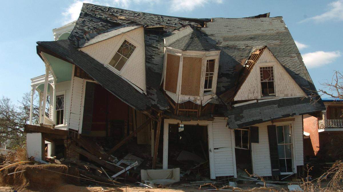 The Queen Anne-style home at 502 North Beach in Bay St. Louis was built in 1889 and added to the National Register of Historic Places in 1977. Kevin and Sherrye Webster, who owned the home when Hurricane Katrina destroyed it in 2005, joined hundreds of policyholders in suing their insurer over denying coverage for their loss.