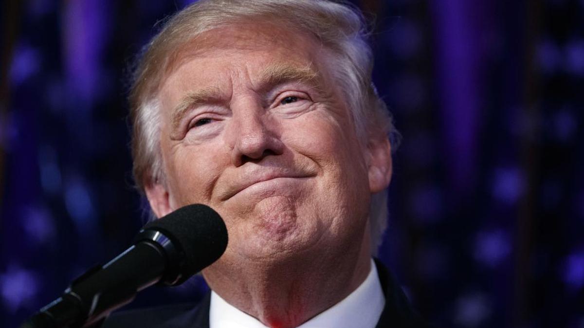 In this Wednesday, Nov. 9, 2016 file photo, President-elect Donald Trump smiles as he arrives to speak at an election night rally, in New York. Mexico is starting to seriously contemplate the possibility that millions of its migrants could be deported under the proposals put forward by President-elect Trump.