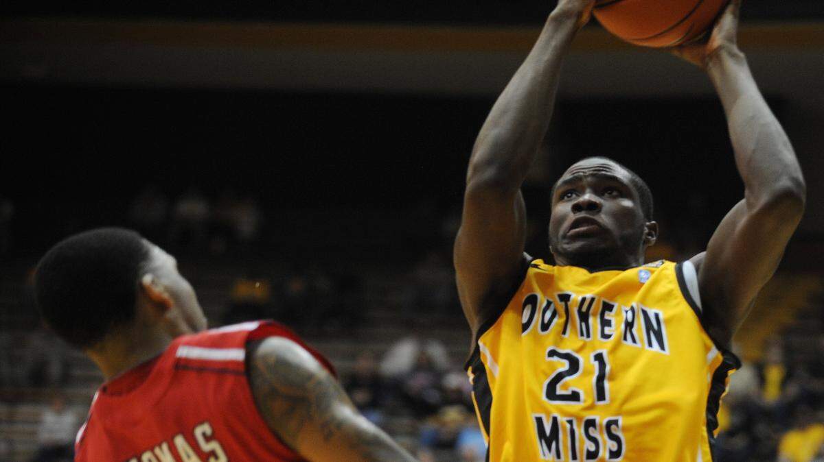 RYAN MOORE/HATTIESBURG AMERICAN 
 Norville Carey will be the only returning starter on Southern Miss' men's basketball team this season.