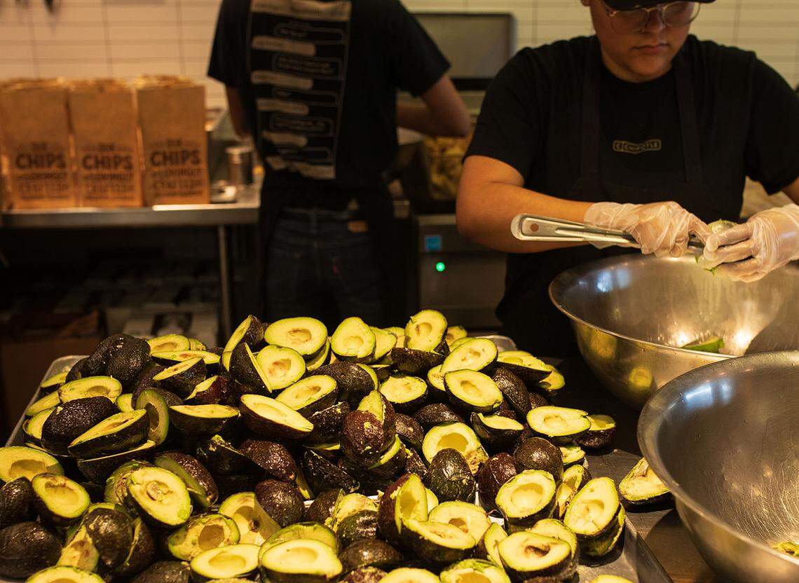 Fresh vegetables prepared on site are the hallmarks of the Chipolte menu. South Mississippi’s first Chipolte Mexican Grill will open next year.