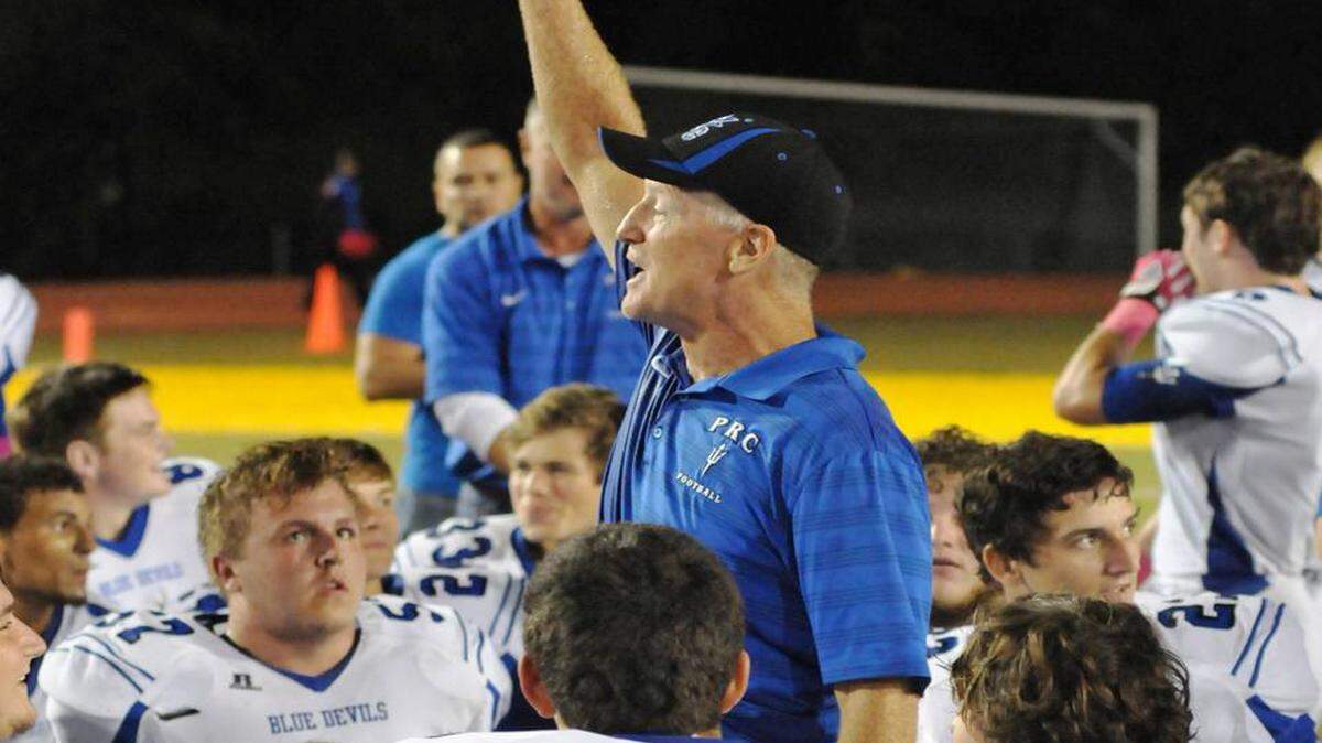 CHRIS MARQUETTE/PICAYUNE ITEM 
 Former Pearl River Central coach Eric Collins is eager to get started at D'Iberville. He said he understands the pressures involved with coaching the Warriors.