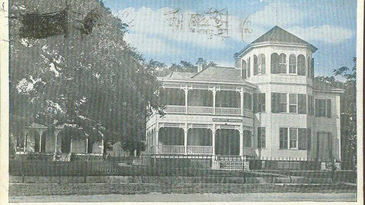 COURTESY LOCAL HISTORY DEPARTMENT BILOXI PUBLIC LIBRARYNew Orleans philanthropist Harry T. Howard's home on the northeast corner of present-day Maycock Street and U.S. 90 became the Biloxi Charity Hospital.